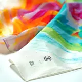 群馬県富岡市のパーソルダイバースとみおか繭工房×ヘラルボニーの連携が始動！シルクブレンドハンカチーフを開発